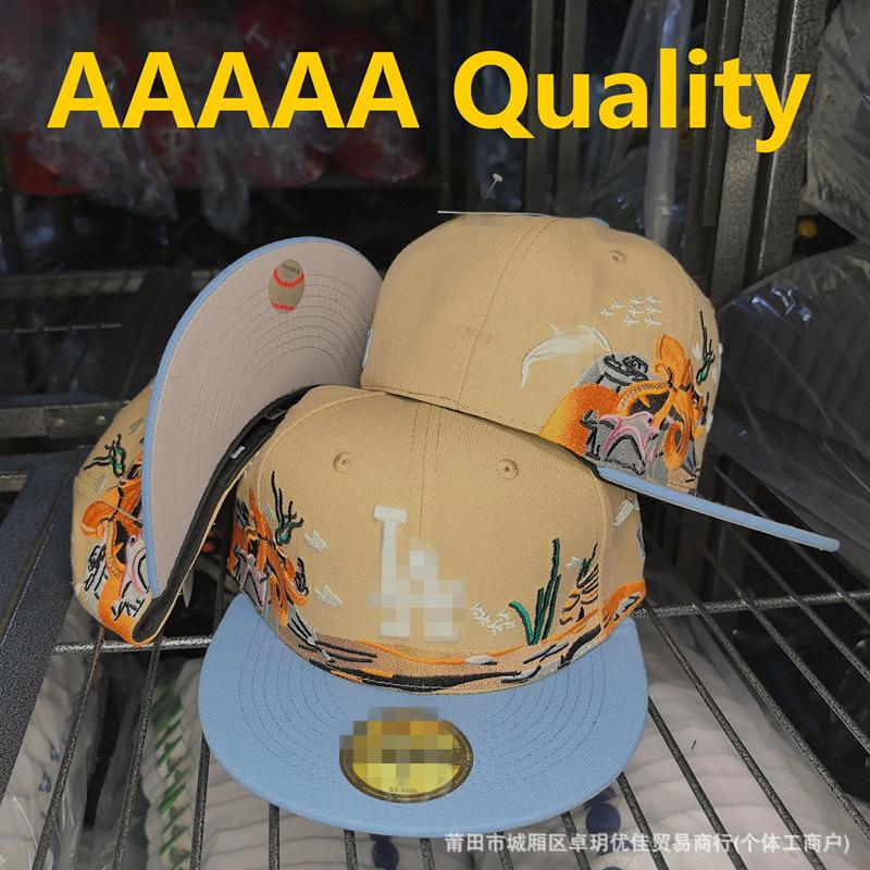 New high-quality baseball cap with letter embroidery, hip-hop cap, stylish hat Fitted cap N7