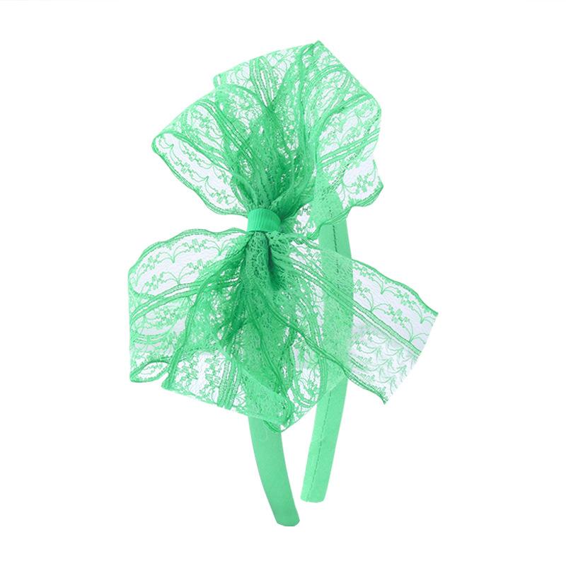 Lace Headbands Costumes For Women Girls Neon Lace Headband Bulk Outfits Party Accessories