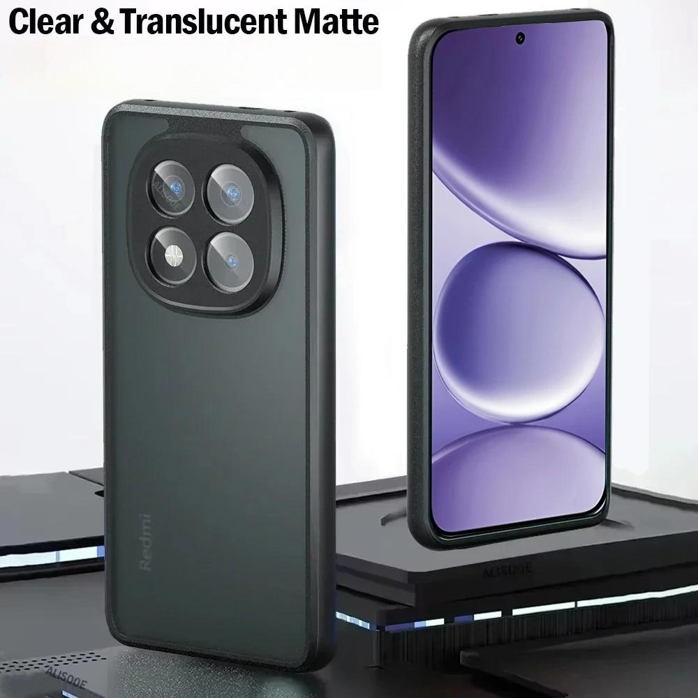 Чехол для Xiaomi POCO M8 / M8 Pro 5G Матовый Полупрозрачный и Прозрачный Ультратонкий Funda Capa