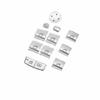 Matte Silver 2016-21 For BMW X1 F48 Trim Window Door Lock Control Switch Button