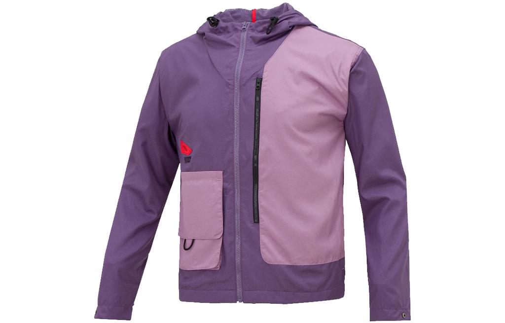 Nike Куртки Мужские Фиолетовые С капюшоном Умеренные Другое DA6695-553