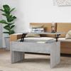 VidaXL Coffee Table Sonoma Grey 80x50.5x41.5 Cm Engineered Wood 819288