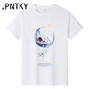 JPNTKY Хлопковая футболка с коротким рукавом, мужская модная свободная рубашка с коротким рукавом, напечатанная сострадательная рубашка