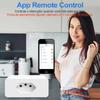 Tuya 16A Smart Life APP Remote совместимая умная розетка Бразильский стандарт WiFi умная розетка Голосовая работа для Google Home Alexa