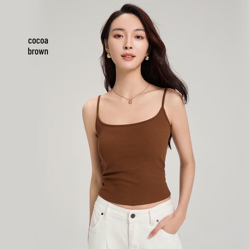 LCsanyp Women's Slim-Fit Camisole with Built-in Bra