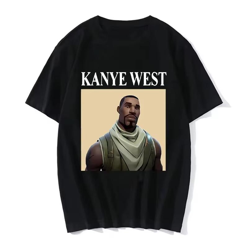 Funny Kanye West Women T-Shirt Women Vintage Hip Hop Rap Style Tshirt Men Women Short Sleeve T Shirt Streetwear Oversized