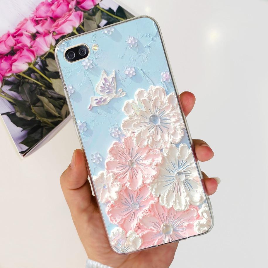 For Asus Zenfone 4 Max ZC520KL Case X00HD Shockproof Cover Popular Flower Clear Silicone Phone Case For Asus ZC554KL X00ID Funda