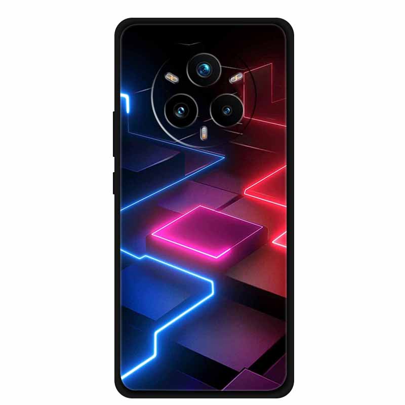 Чехол для Realme 14 Pro Plus 2025 Мягкий черный ТПУ Чехол для телефона Realme14Pro+ Силиконовая задняя крышка Для Realme 14 Pro Plus Realme14Pro