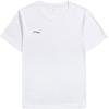 Li Ning Plain Logo Round Neck Pullover Short Sleeve T-Shirt Men Tops White ATSU839-2