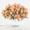 20 Heads Carnation Bouquet Artificial Flowers Bride Wedding Home Decoration Fake Flowers Faux