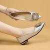 French Xiaoxiangfeng Pointed Rhinestone Shallow Mouth Single Shoes Female Flat Fairy Style Work Shoes