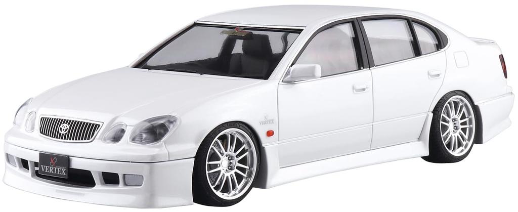 Aoshima Bunka Kyozaisha The Tuned Car Series Toyota VERTEX JZS161 Aristo 2000 Пластиковая модель Литье Цвет 1/24 № 75