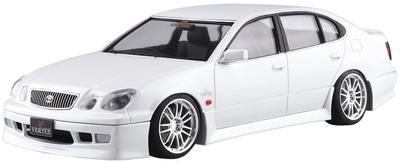 Aoshima Bunka Kyozaisha The Tuned Car Series Toyota VERTEX JZS161 Aristo 2000 Пластиковая модель Литье Цвет 1/24 № 75