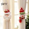 Сезонные подвязки для штор Рождественский Санта-Клаус Подвязка, 3D Плюшевый Снеговик Держатели для Окон Домашний Декор Подвязки для Декоративные Держатели для Штор для