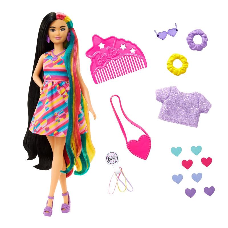 Кукла БАРБИ Totally Hair HEART с длинными волосами MATTEL