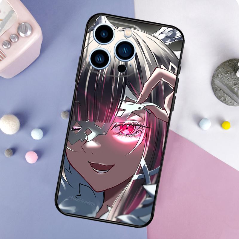 Чехол Genshin Impact Коломбина для iPhone 16 15 11 12 13 14 Pro MAX X XS Max XR Plus 13 Mini