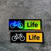 2 шт. Водонепроницаемая виниловая наклейка Bike Life, модная декаль для автомобиля, мотоцикла, велосипедного шлема, аксессуары для декора экстерьера
