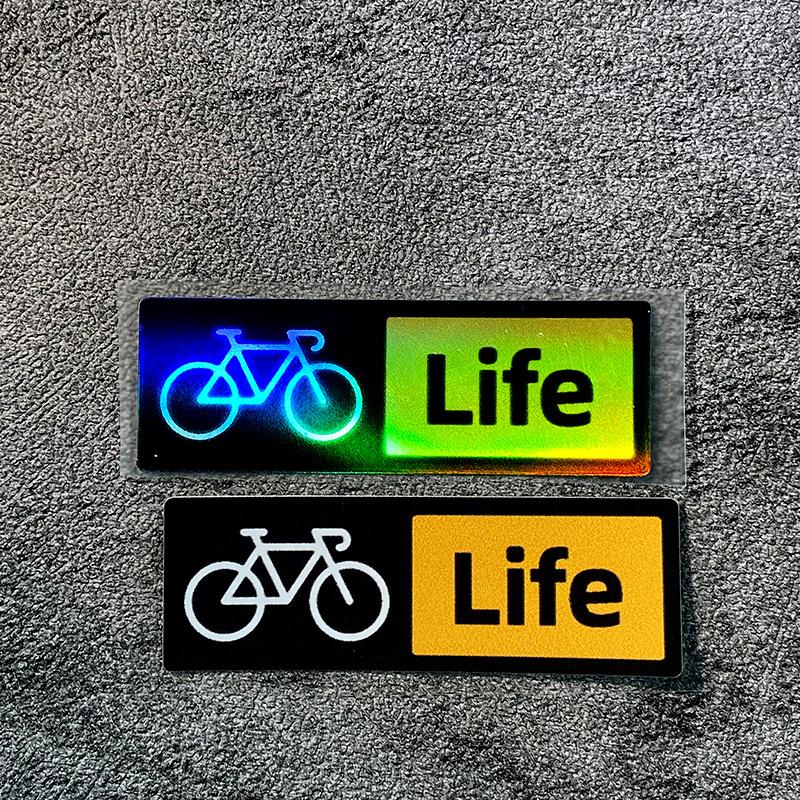 2 шт. Водонепроницаемая виниловая наклейка Bike Life, модная декаль для автомобиля, мотоцикла, велосипедного шлема, аксессуары для декора экстерьера