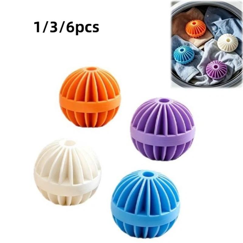 1/3/6Pcs Anti Knot Laundry Balls Anti Winding Efficient Dirt Removal Gadgets for Household All Fabric Washing