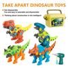 Assembly Dinosaur Model Toys Children's Educational Toys With Storage Box Screw DIY Set For Boy Gift