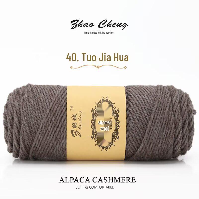 Шарф-подушка из альпаки ручной вязки – Средней толщины, Мягкий, Сделай сам, Крючком