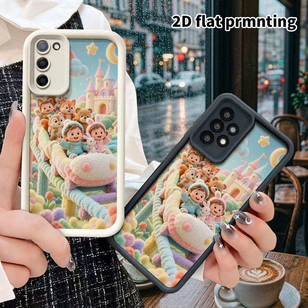 Phone Case: 2D flat, suitable for Samsung Galaxy A34 A35 M05 M06 S20 S22 S21 FE Plus 5G protective case, fantasy adventure, perfect Christmas and Hall