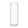 Modern Clear Glass Flower Vase Glass Cylinder Vase Floral Container Flower Vase Elegant Table Centerpiece Decoration