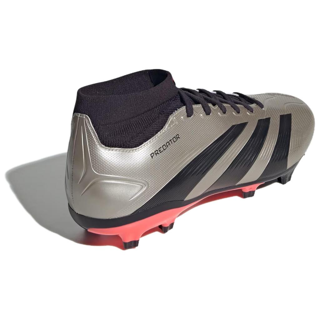 Adidas Predator 24 League Sock FG Vivid Horizon Pack Unisex Sneakers Grey Platinum-Metallic Aurora-Black IF6340