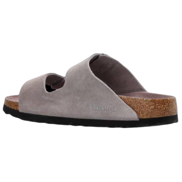 Birkenstock Arizona BS Простые удобные дышащие уличные резиновые шлепанцы Женские сандалии Серый 1031596