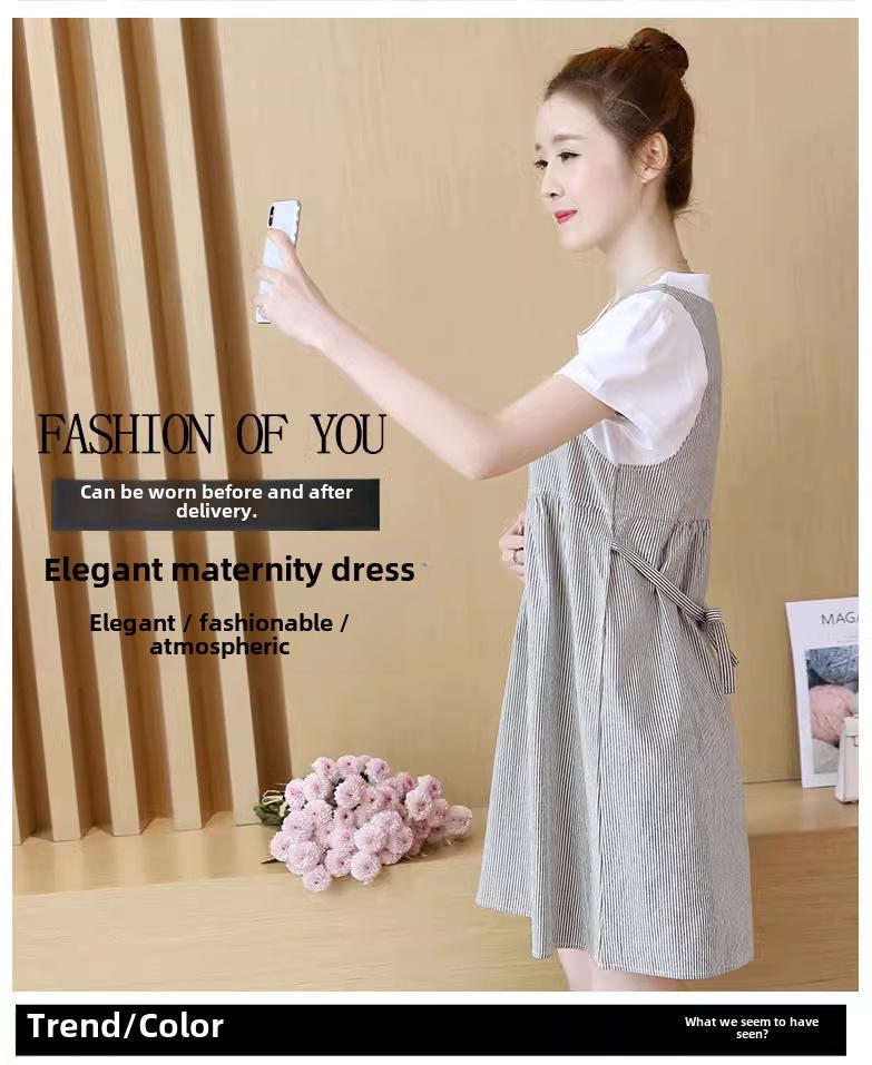 Модная одежда для беременных весна/лето: Свободные и облегающие топы, верхняя одежда и платья