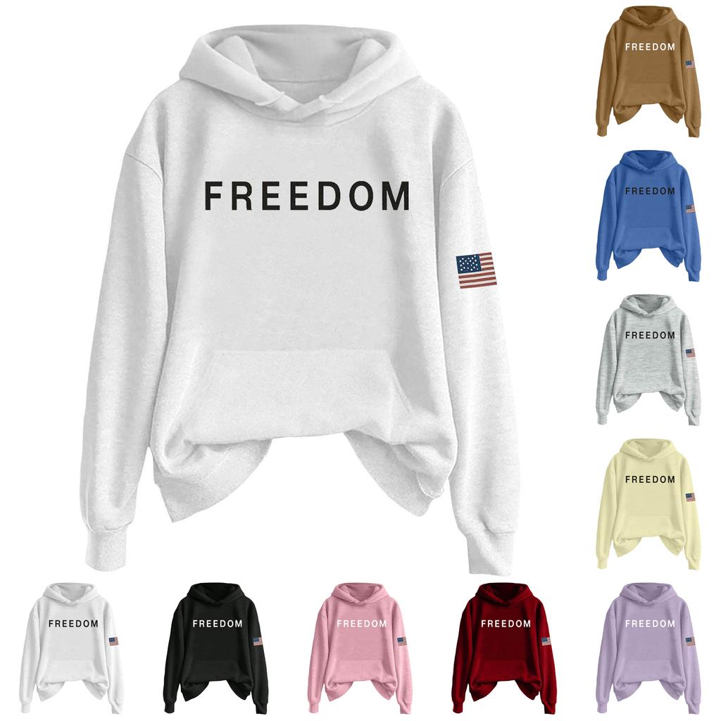 Женская модная повседневная толстовка с длинным рукавом, принтом и круглым вырезом