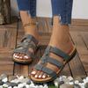 Large Size Wedge Slippers Women's Fashion Low Heel Sandals Women