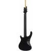 5.51" Wooden String Miniature Electric Bass Guitar Hanging Ornament Mini Musical trument Replica Music Birthday Gifts Holiday Tree Home Decorations