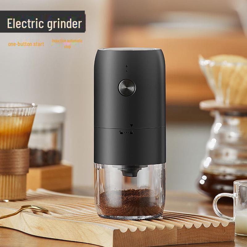 Портативная USB-перезаряжаемая электрическая кофемолка для кемпинга