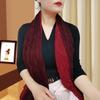 Trendy Gradient Cotton-Linen-Silk Scarf/Shawl for Women - Sun Protection & Dual-Use for All Seasons