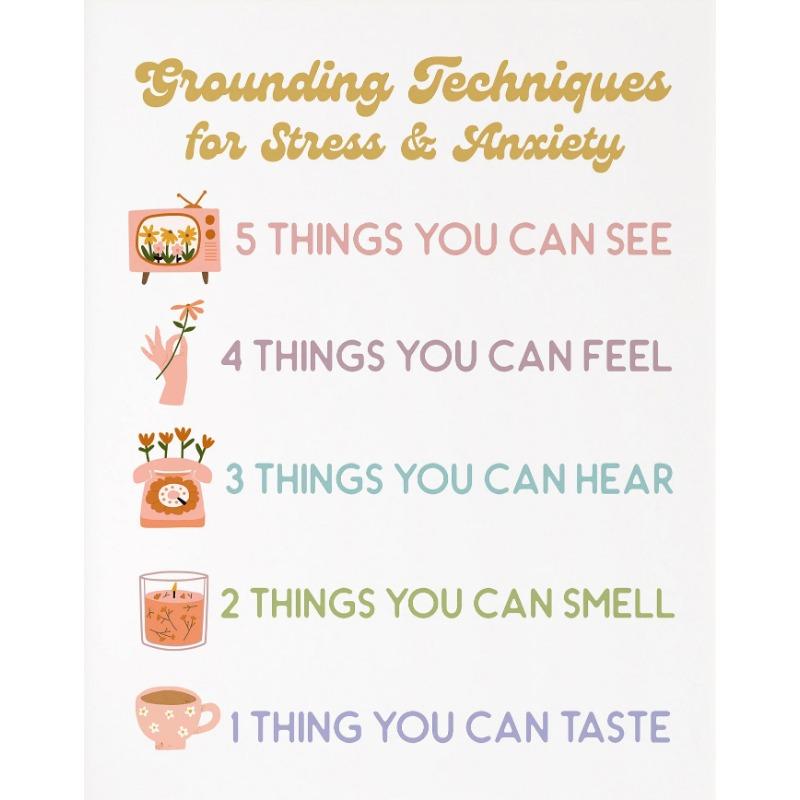 Mental Health Awareness Affirmation Therapy Therapist Art Poster Canvas Painting Wall Prints Picture for Room Home Decor