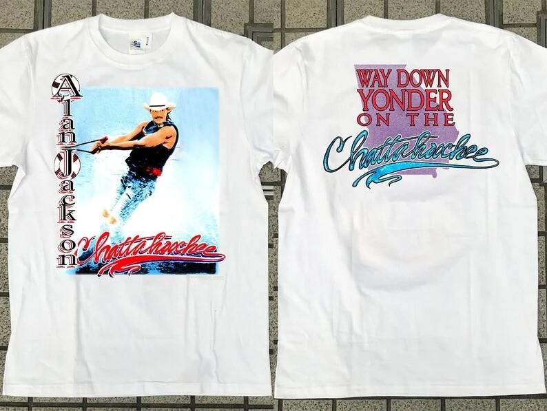 Алан Джексон Way Down Yonder On The Chattahoochee Тур 1992 Футболка Унисекс Футболка