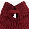 Pleatsmama Glitter Burgundy New Bow Backpack