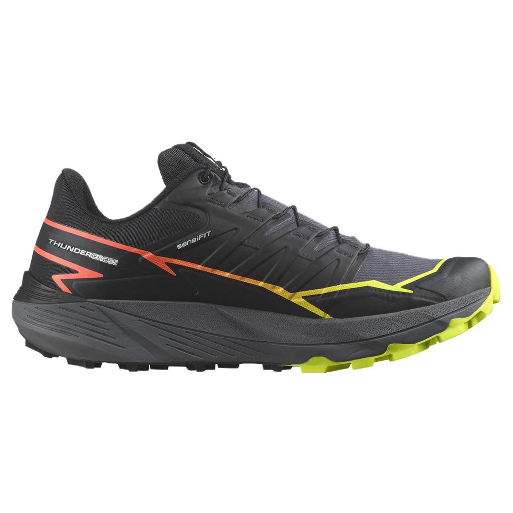 SALOMON Thundercross Comfortable Non-Slip Durable Low-Top Running Shoes Men Sneaker Black 472954