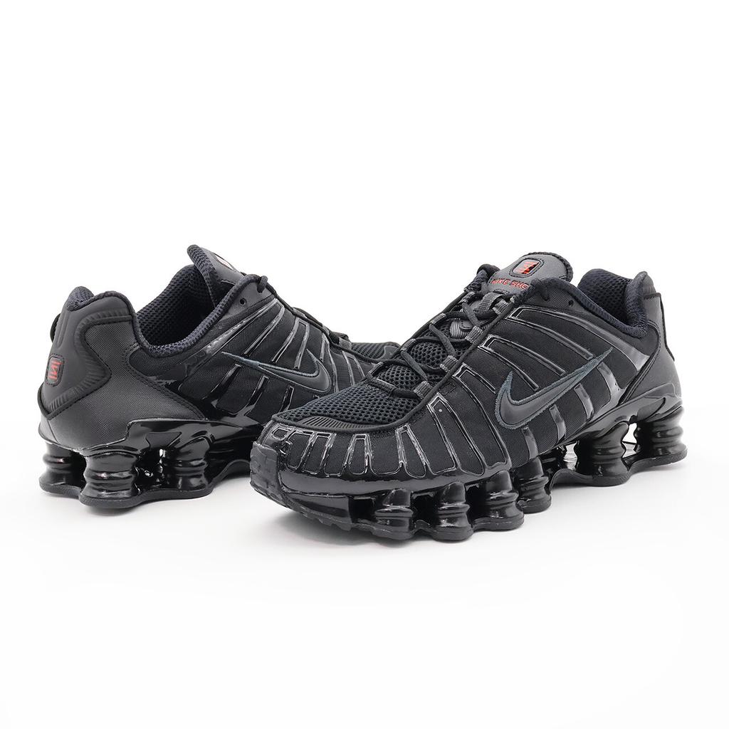 AR3566-002 Nike Shox TL Черный и Максимально Оранжевый Гематит (Женский)