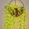 Artificial Ivy Willow Garland Chritmas Lights String Green Hanging Plant for Wall Party Wedding Home Indoor Outdoor Decoration