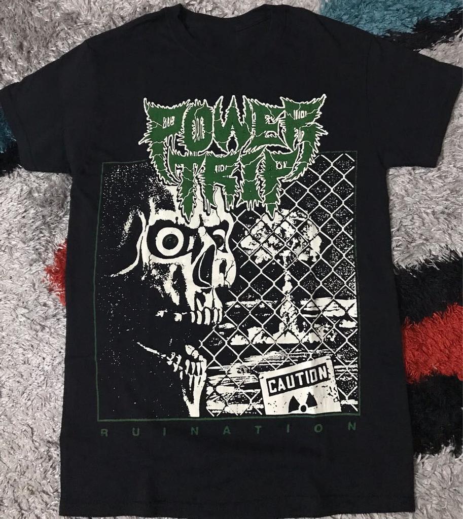Винтажная черная футболка унисекс из плотного хлопка с принтом группы Power Trip, для тура и концертов, все размеры