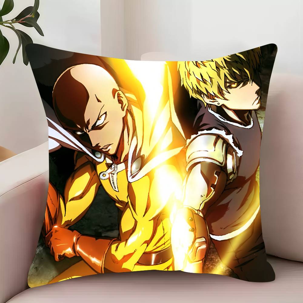 Bilibili Чехол для подушки One-Punch Man Декор Защитные чехлы Удобный мягкий для Дивана Гостиной Домашнего офиса