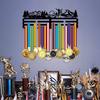 Sports Medal Display Rack Heavy Duty Metal Wall Mount Award Holder Competition Race Medal Organizer Hanger Stand Decoration