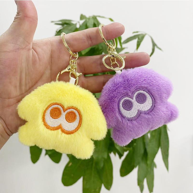 Charming Squid Plush Keychain Soft Toy Colorful Bag Pendant Ideal For Collectors