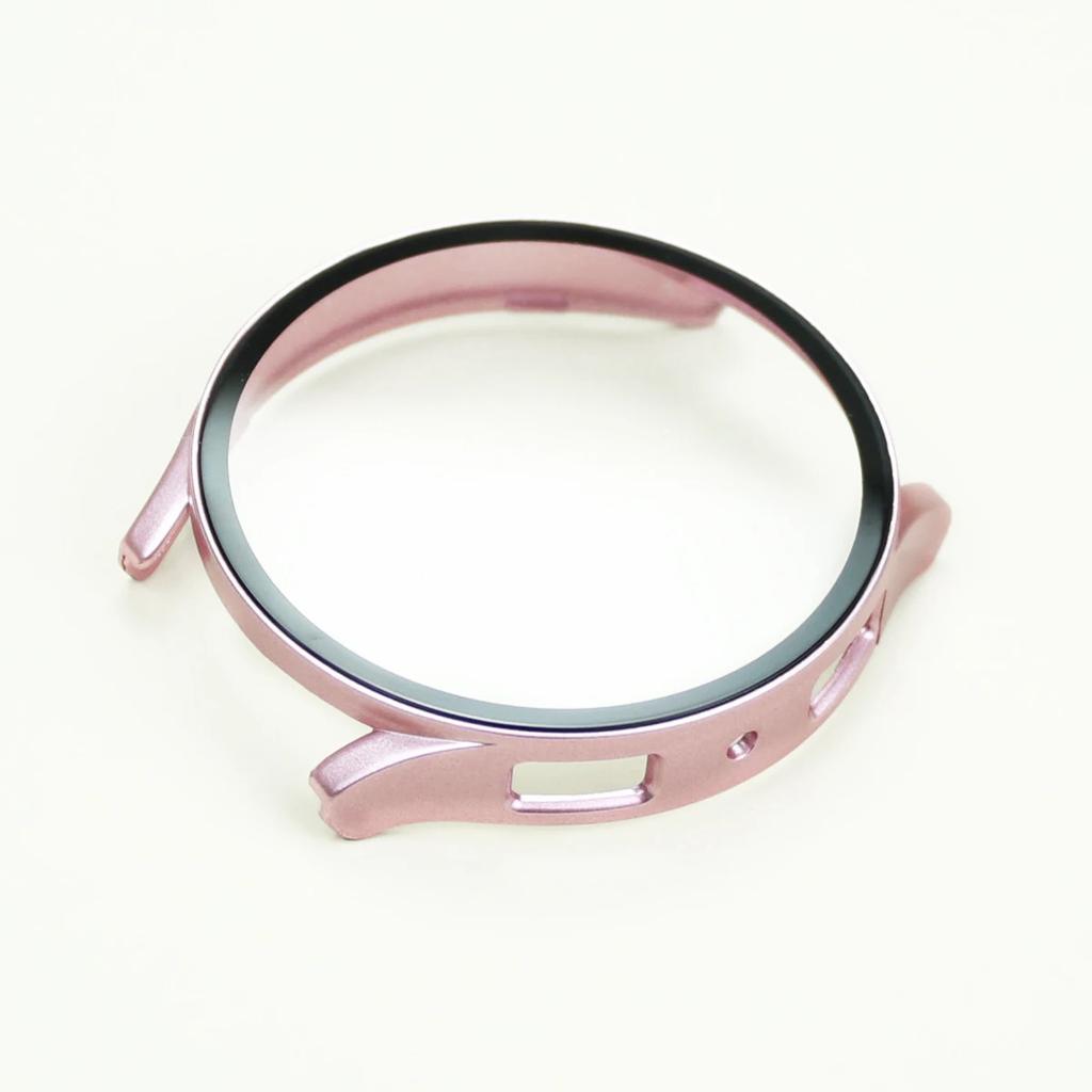 Glass+Case for Samsung Galaxy Watch 7/6/5/4 44mm 40mm Tempered cover Full PC bumper screen protector Galaxy watch FE Accessories