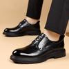 2025 British Style Men's Leather Casual Shoes Thick Soled Wear-resistant Classic Loafers Business Men's Formal Shoes Trendy