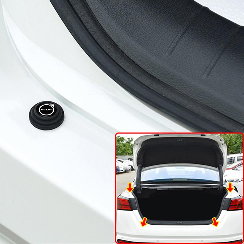 12Pcs Car Door Silicone Anti Shock Pad Sound Insulation Cushion Stickers For Volvo XC90 V90 V60 XC60 V40 S80 S60 S90 C40 XC40