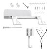Game Console Wall Mounted Holder forPS5 Storage Bracket Accessories Anti-Slip Stand with Charging Cable & Screws Kit