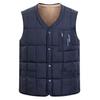 Winter Down  Vest Men  Plus Size Men Thick Lamb Fleece Tank Coat  Fashion Warm Waistcoat Padded Sleeveless Jackets